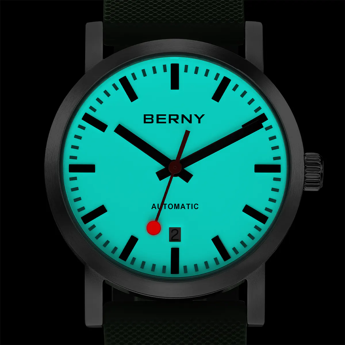 BERNY-Men Automatic Full-Lume Watch V4-AM158M - Image 5