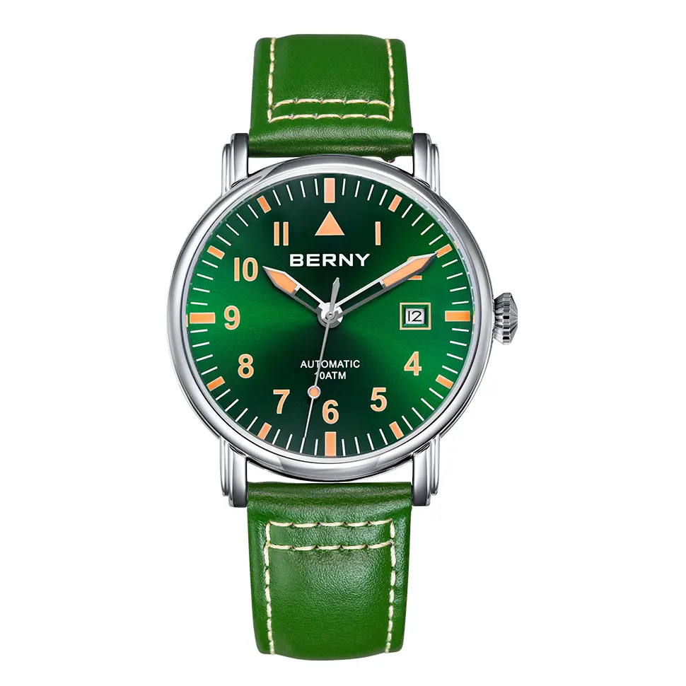 BERNY-Men Automatic Aviation Watch-AM129M - Image 13
