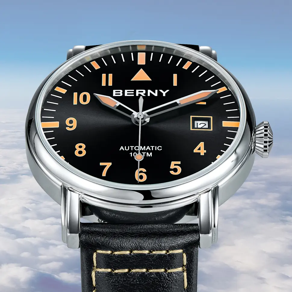 BERNY-Men Automatic Aviation Watch-AM129M - Image 7