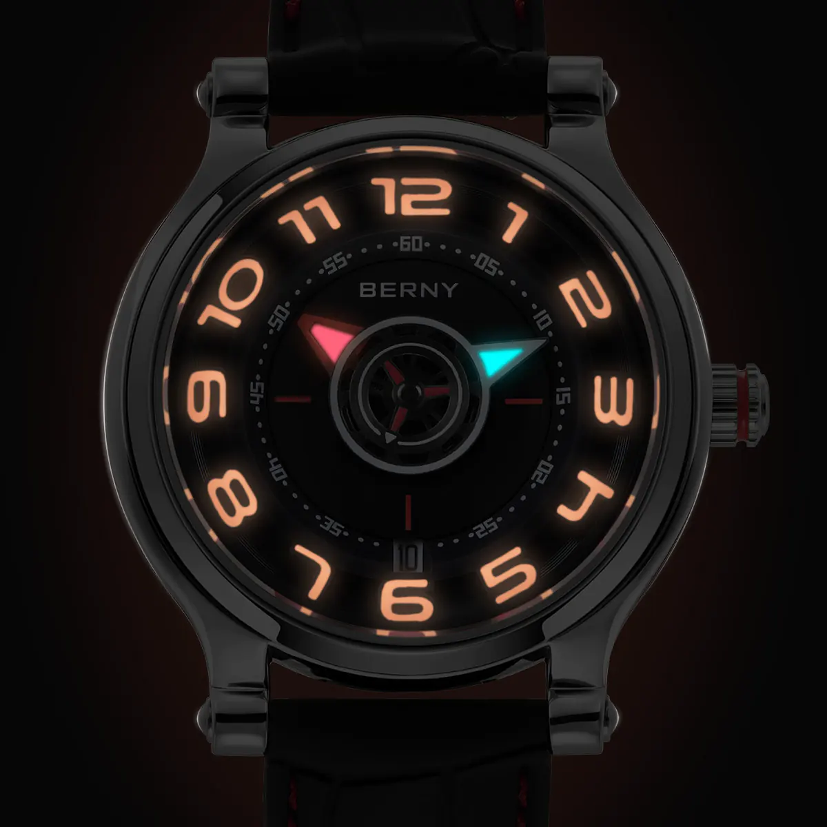 BERNY Men Automatic Racing Watch-AM053VM - Image 4