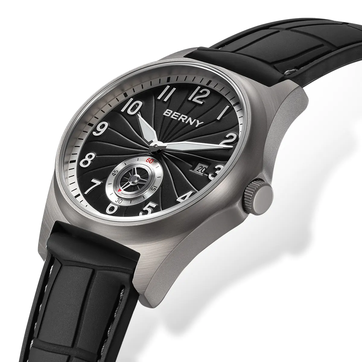 BERNY-Men Automatic Titanium Classic Watch-AMT358M - Image 2