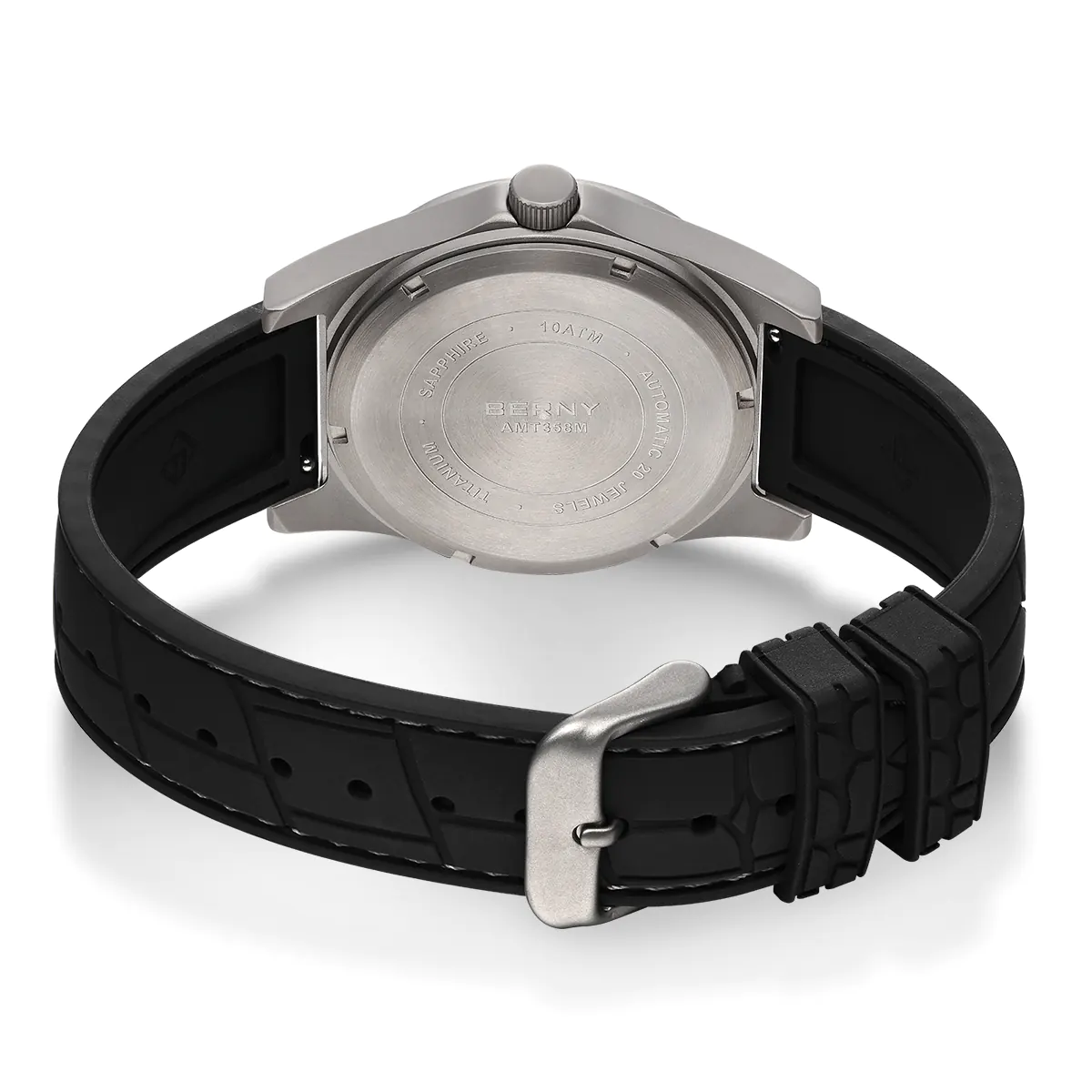 BERNY-Men Automatic Titanium Classic Watch-AMT358M - Image 4
