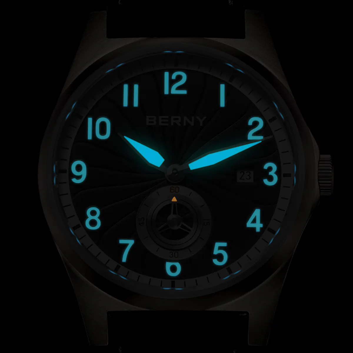 BERNY-Men Automatic Titanium Classic Watch-AMT358M - Image 5