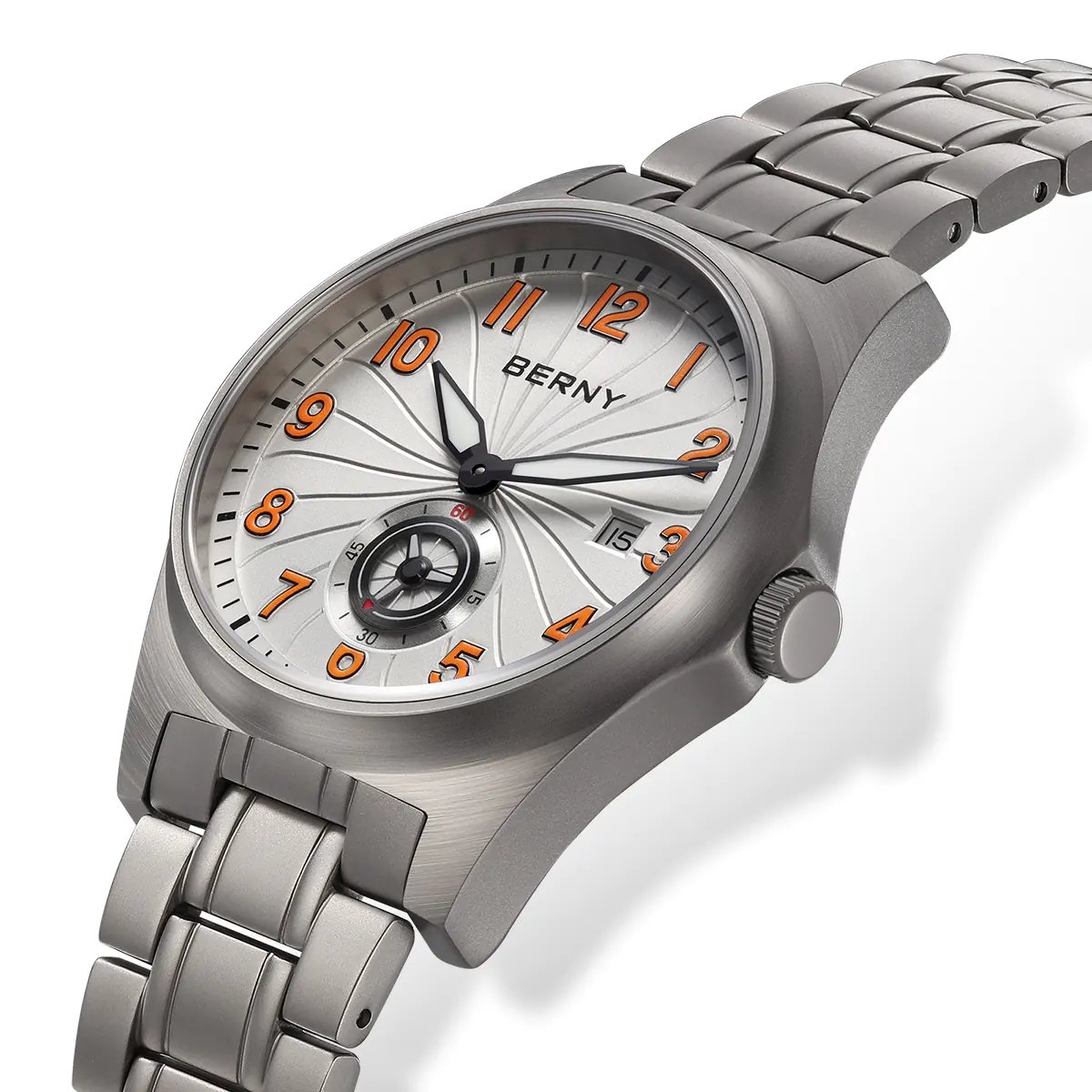 BERNY-Men Automatic Titanium Classic Watch-AMT358MS - Image 2