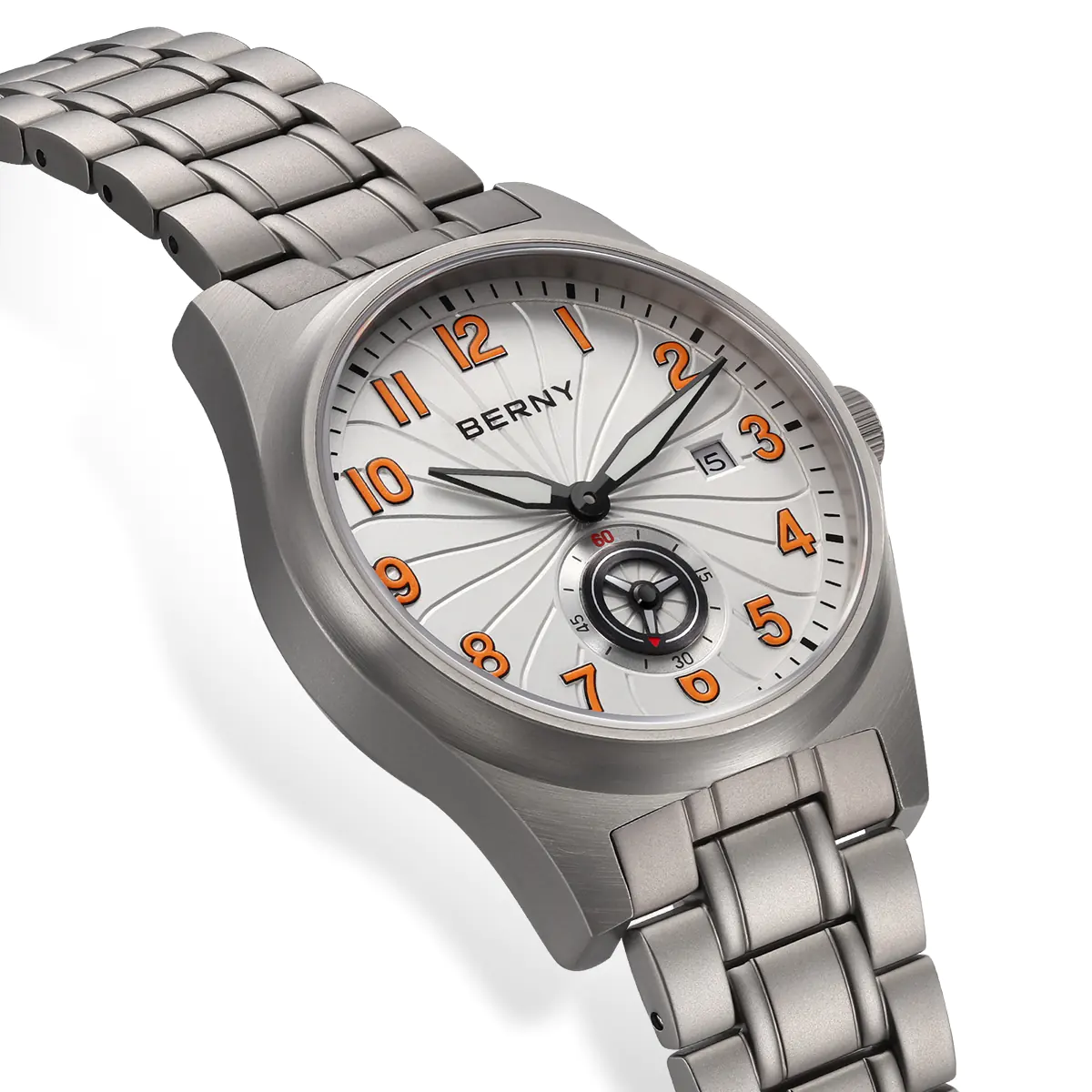 BERNY-Men Automatic Titanium Classic Watch-AMT358MS - Image 3