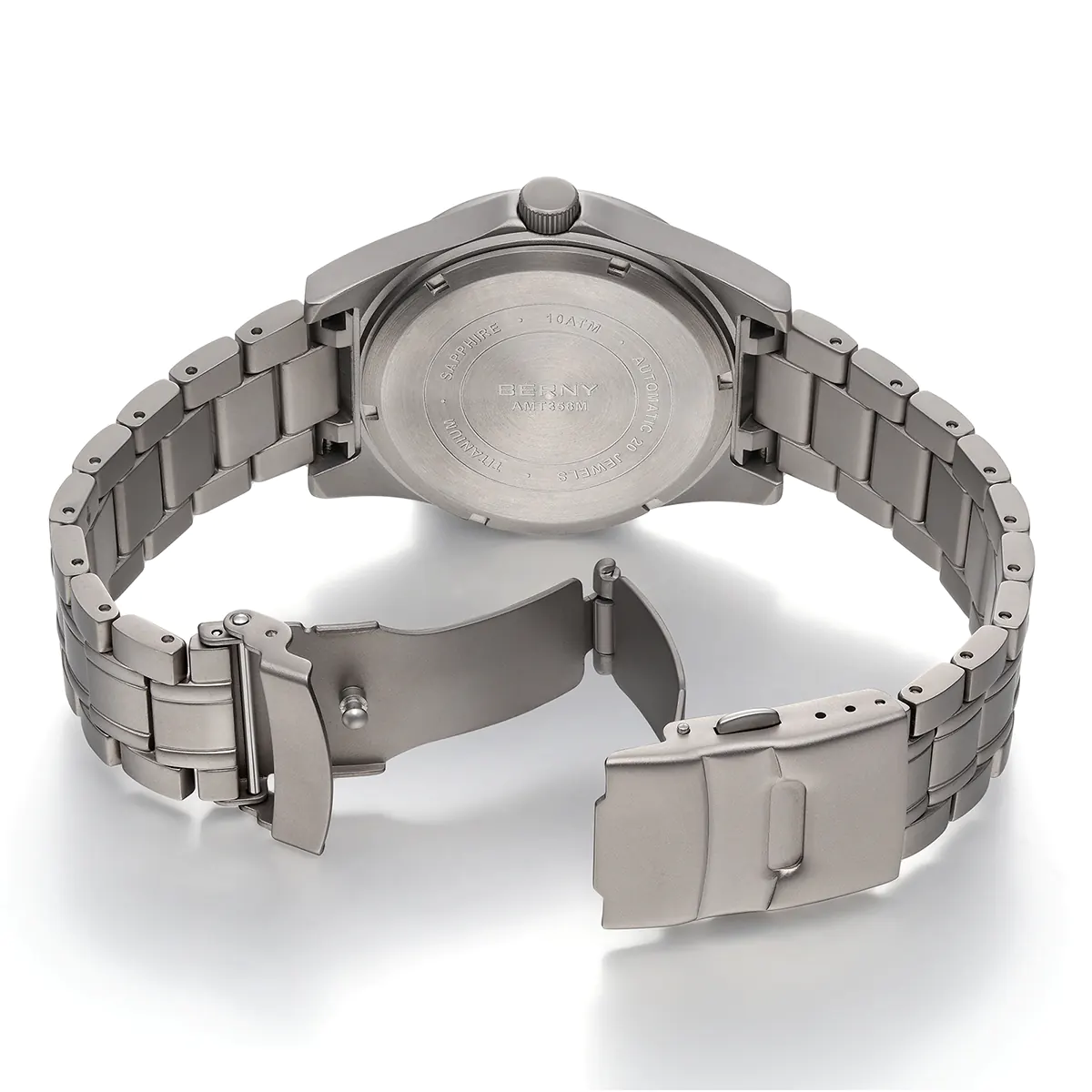 BERNY-Men Automatic Titanium Classic Watch-AMT358MS - Image 4
