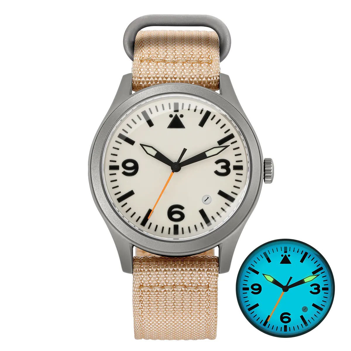 BERNY-Men Automatic Titanium Field Watch-AMT143M - Image 17