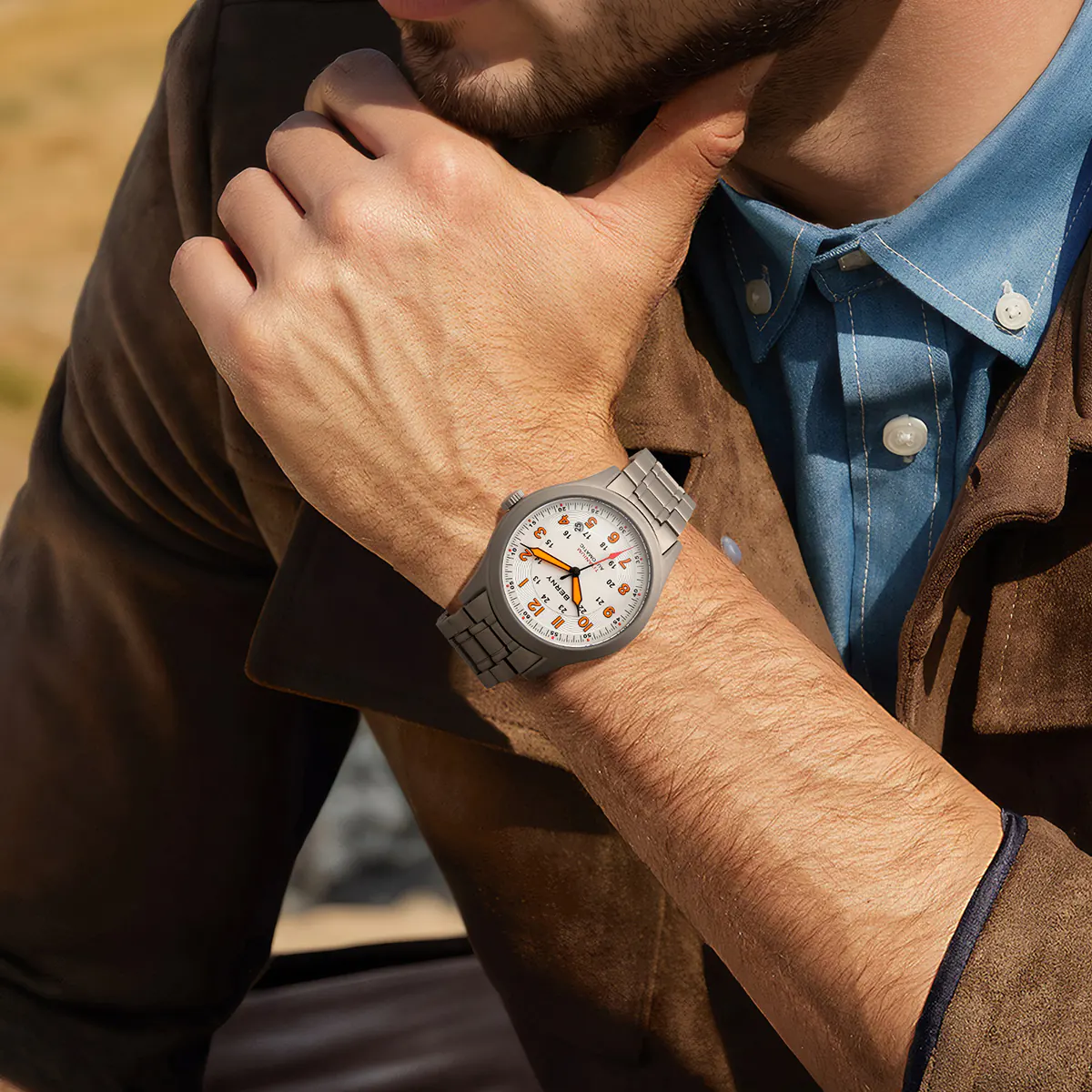 BERNY-Men Automatic Titanium Field Watch-AMT163MS - Image 7
