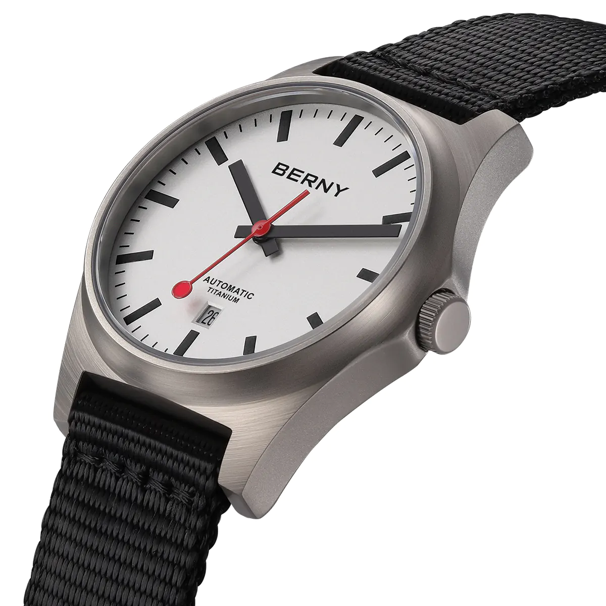 BERNY-Men Automatic Titanium Watch-AMT258M - Image 3
