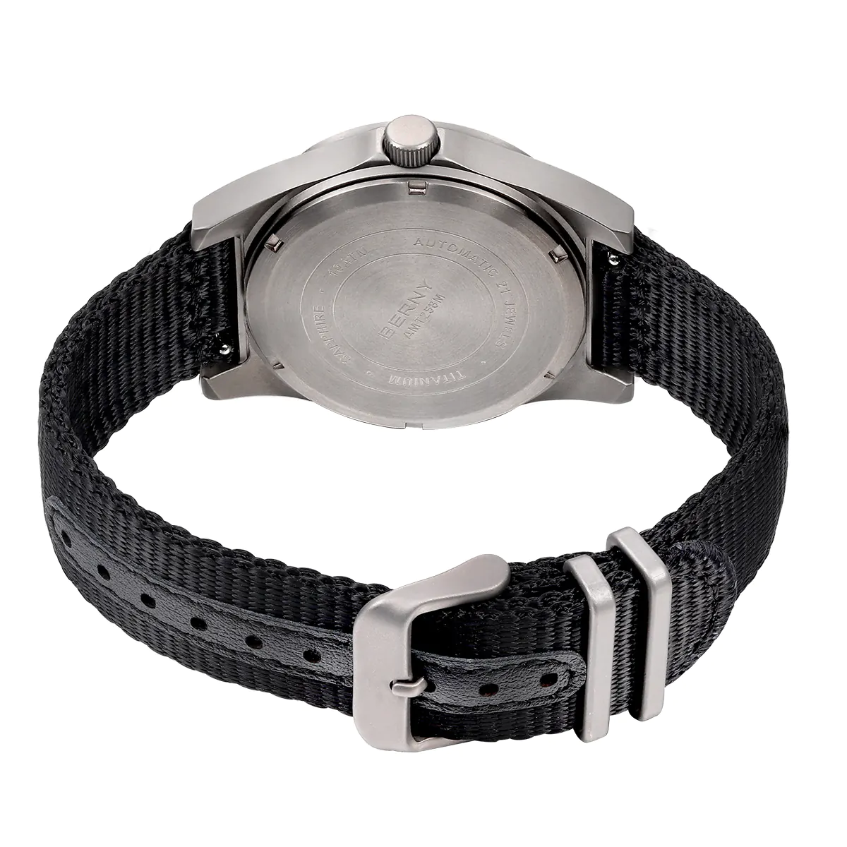BERNY-Men Automatic Titanium Watch-AMT258M - Image 5