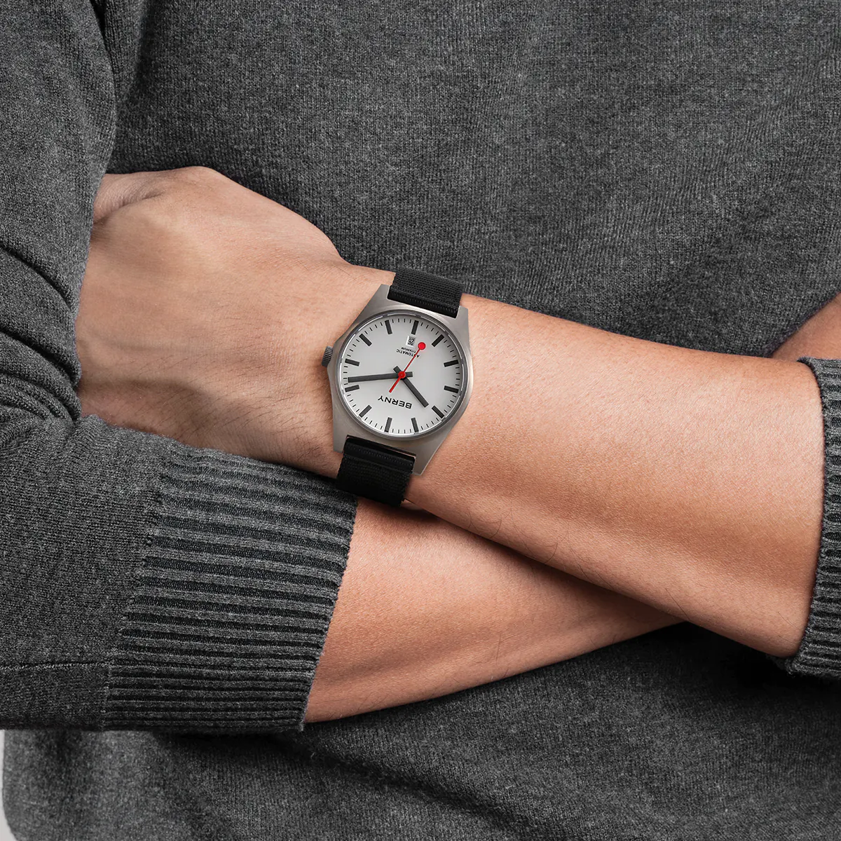 BERNY-Men Automatic Titanium Watch-AMT258M - Image 8