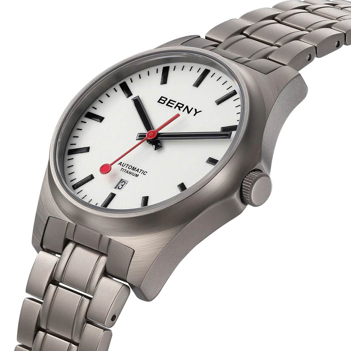 BERNY-Men Automatic Titanium Watch-AMT258MS - Image 2