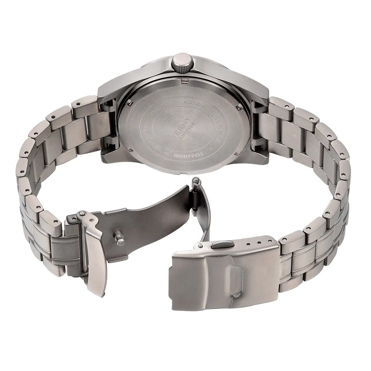 BERNY-Men Automatic Titanium Watch-AMT258MS - Image 5