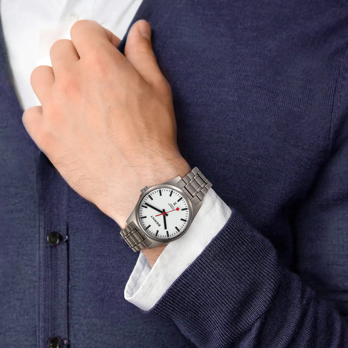 BERNY-Men Automatic Titanium Watch-AMT258MS - Image 7