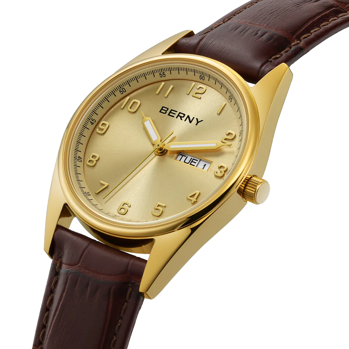 BERNY-Men Quartz Dress Watch-2497M - Image 3
