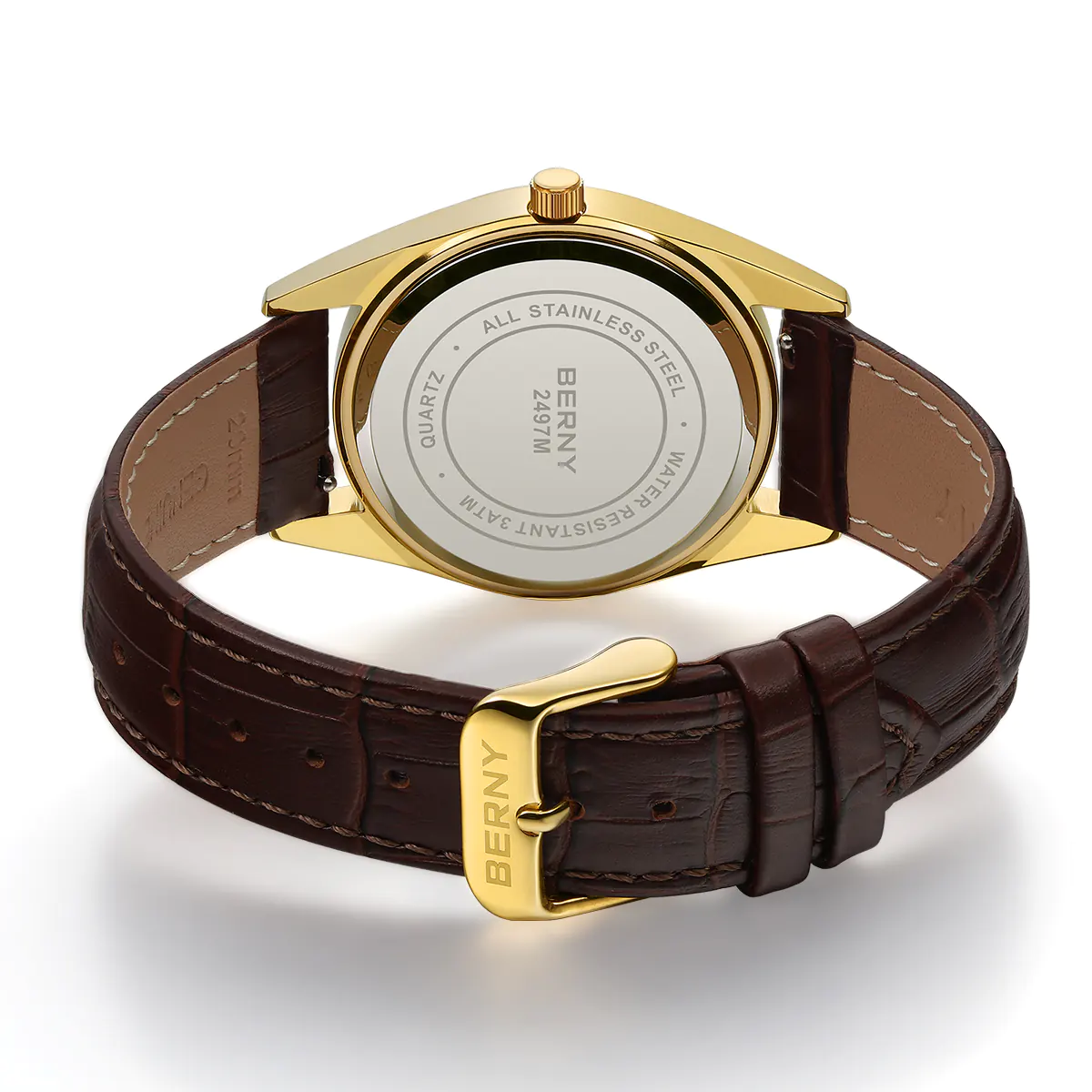 BERNY-Men Quartz Dress Watch-2497M - Image 4
