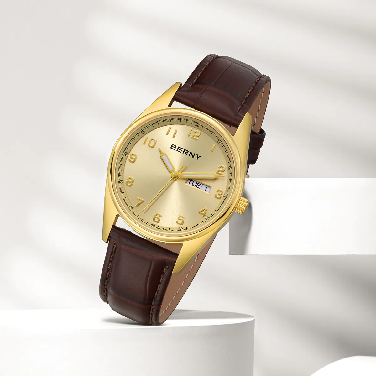 BERNY-Men Quartz Dress Watch-2497M - Image 5