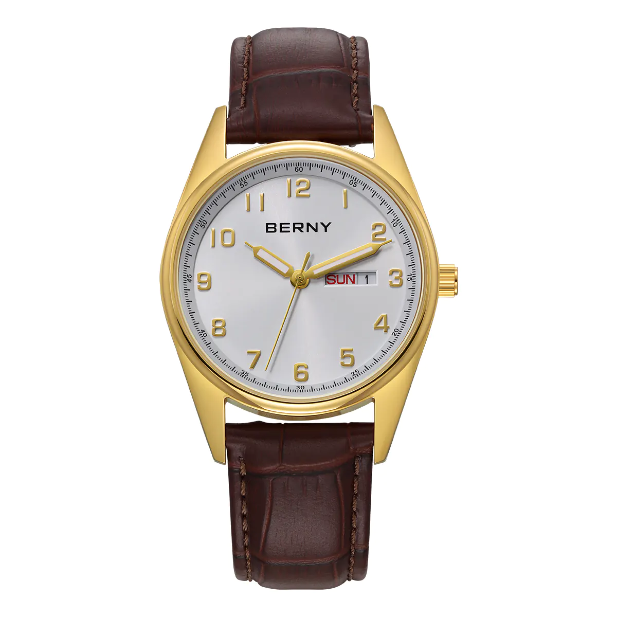 BERNY-Men Quartz Dress Watch-2497M - Image 9