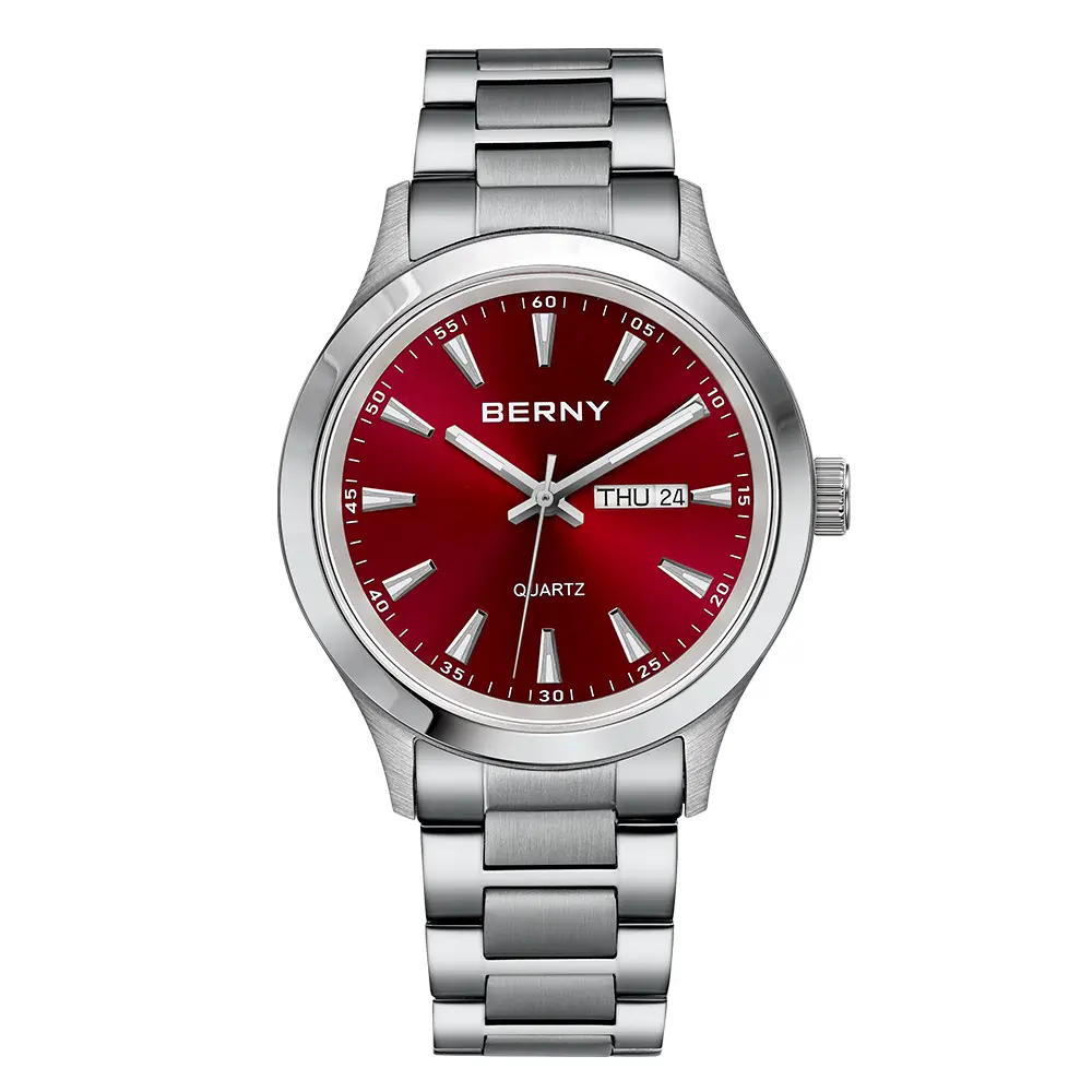 BERNY-Men Quartz Dress Watch-2676M - Image 12