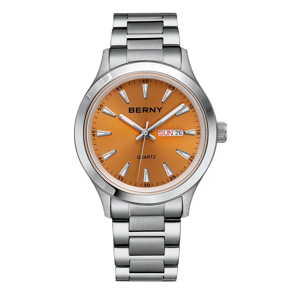 BERNY-Men Quartz Dress Watch-2676M - Image 13