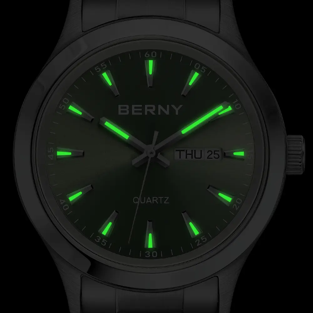 BERNY-Men Quartz Dress Watch-2676M - Image 7