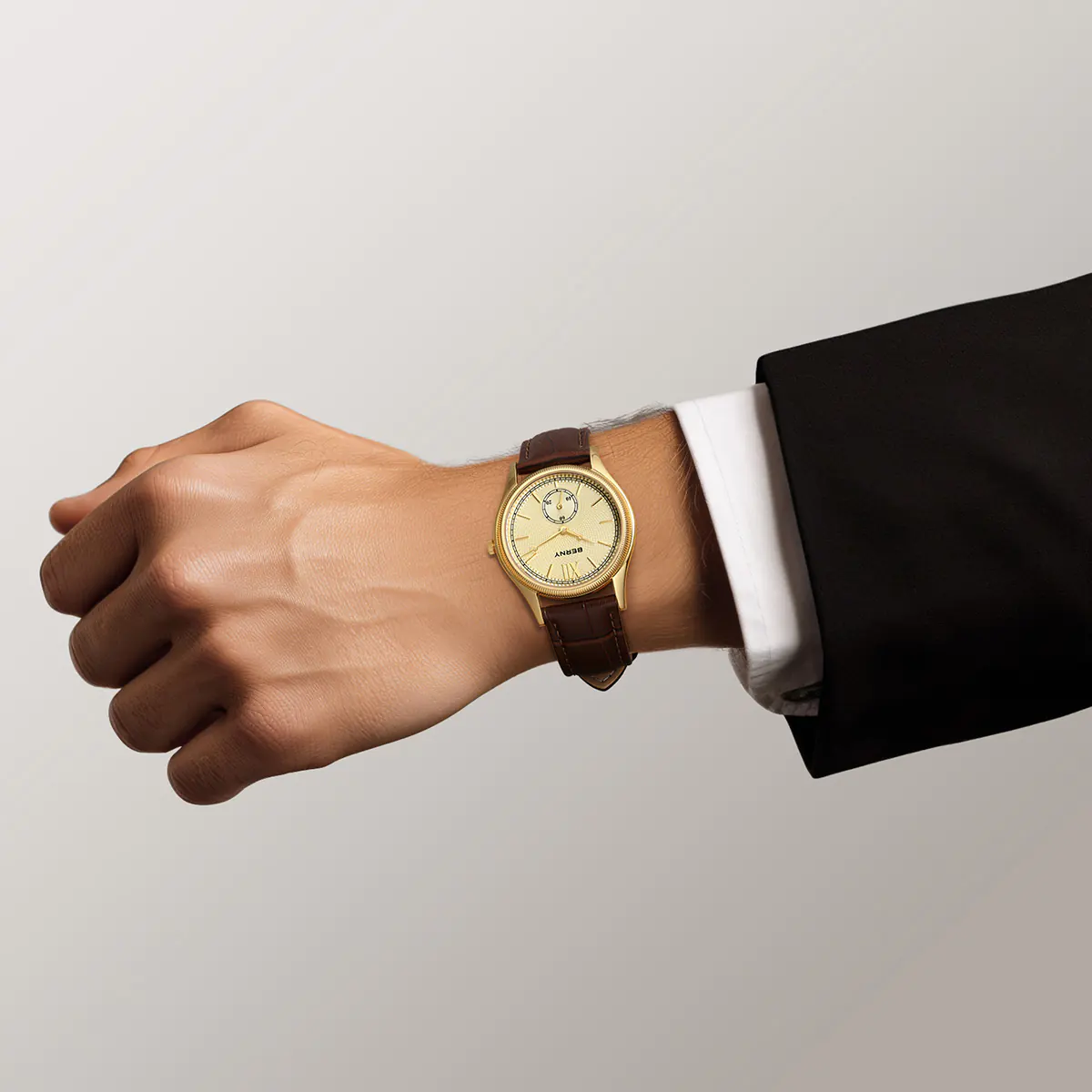 BERNY-Men Quartz Dress Watch-2945M - Image 7