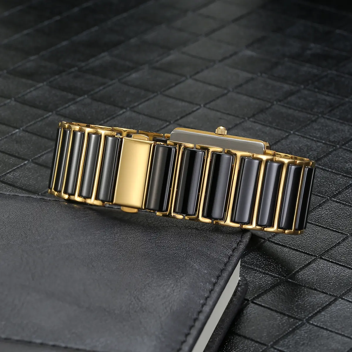 BERNY-Men Quartz Ceramic Gold Watch-2010M - Image 7