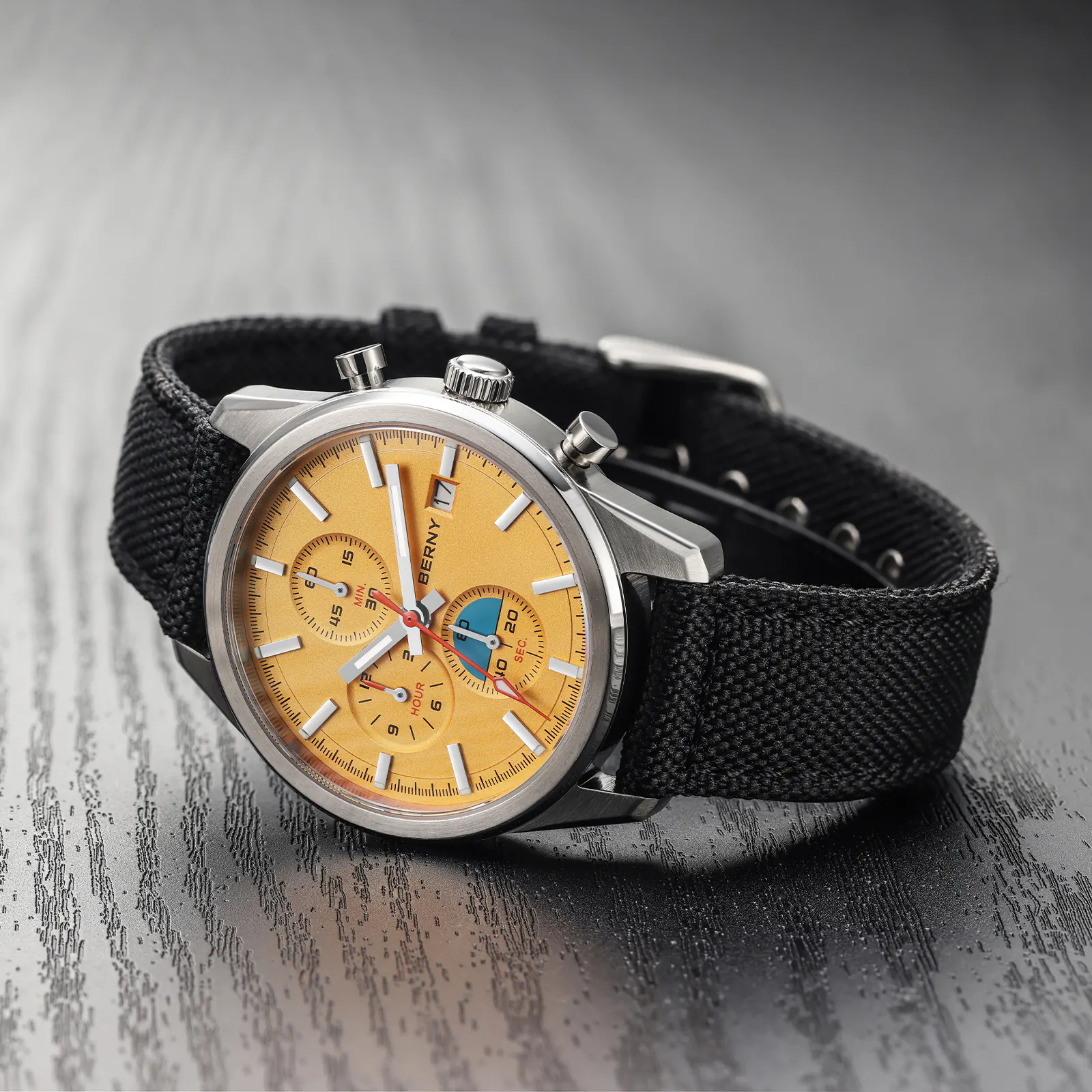BERNY-Men Quartz Chronograph Watch-2826M - Image 16