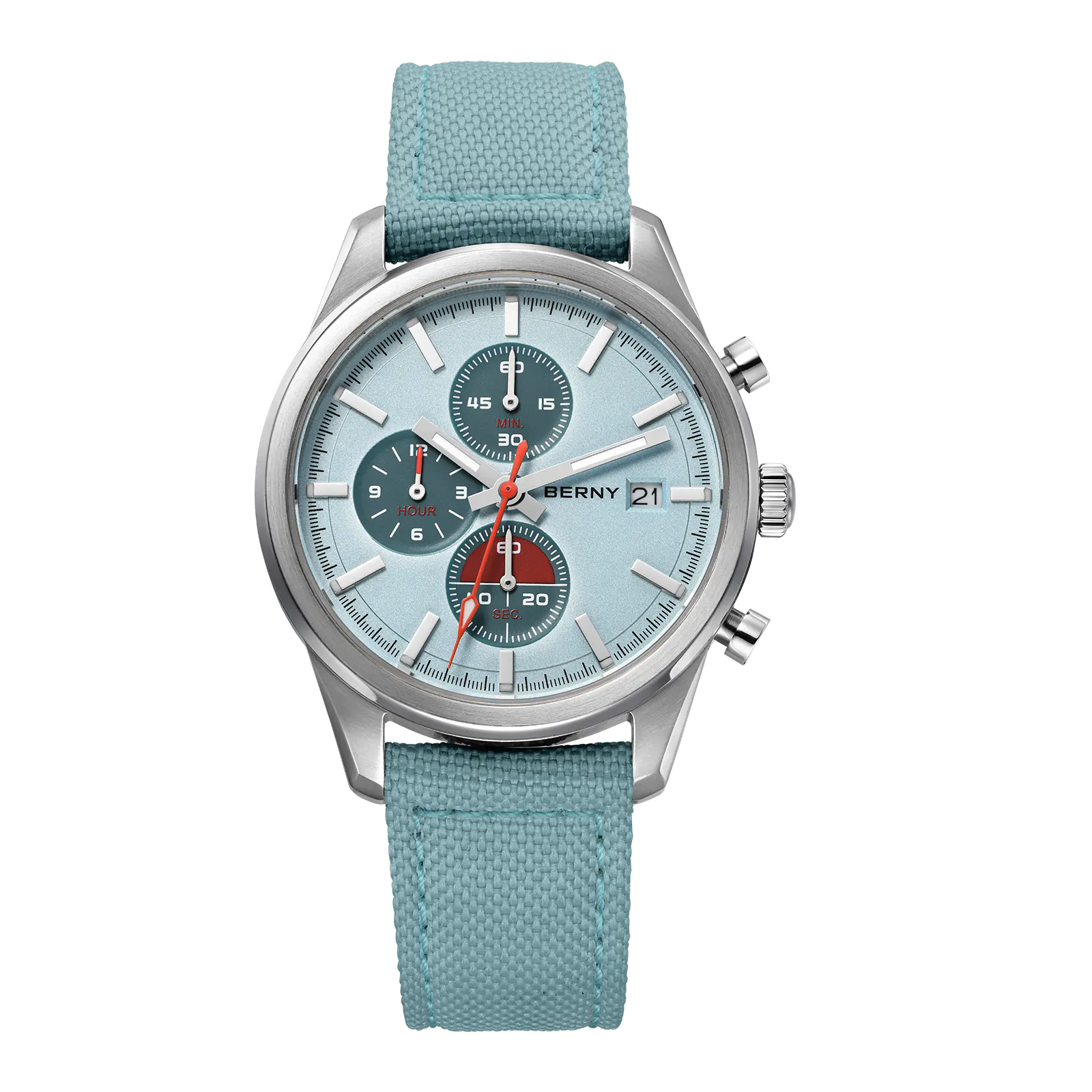 BERNY-Men Quartz Chronograph Watch-2826M - Image 7