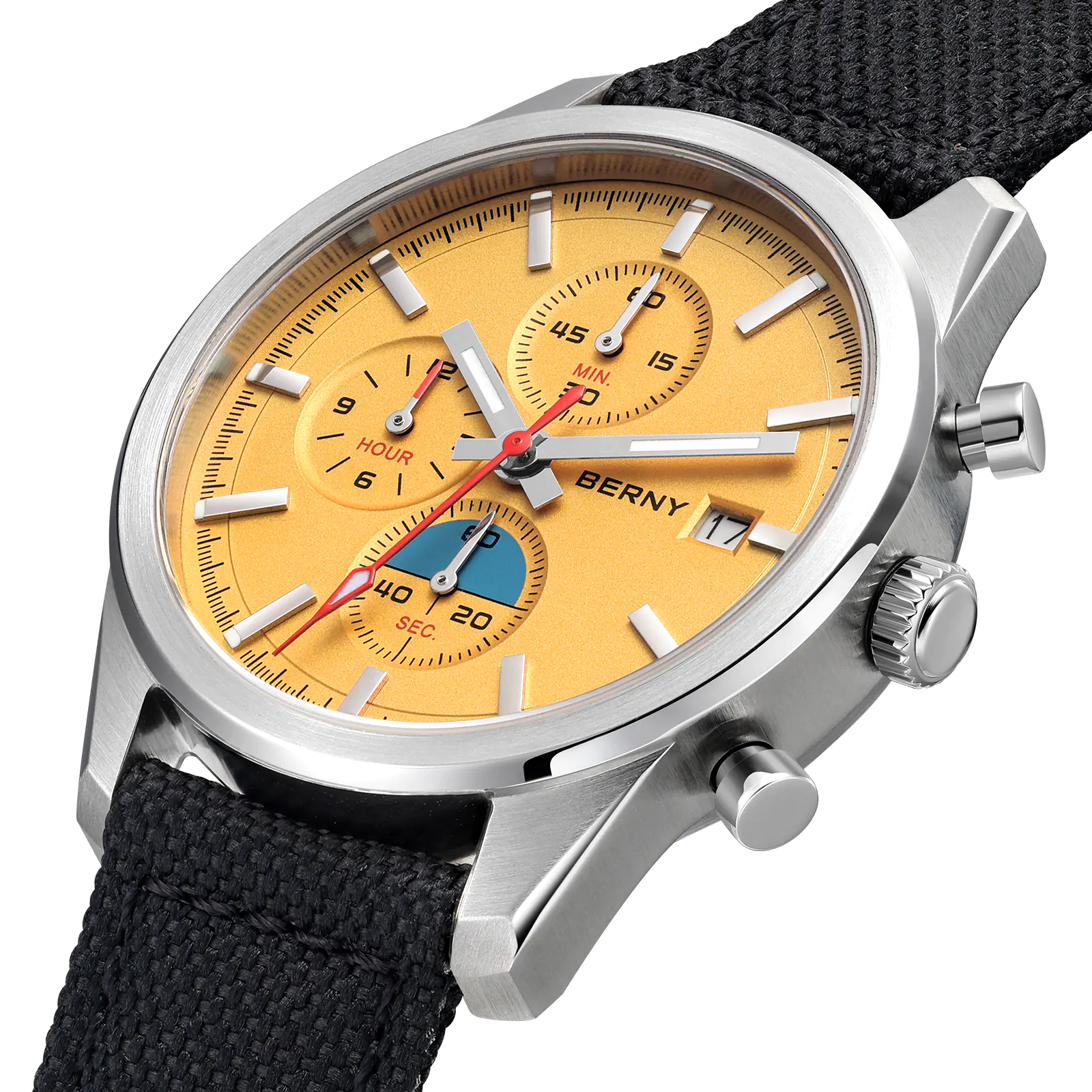 BERNY-Men Quartz Chronograph Watch-2826M - Image 9