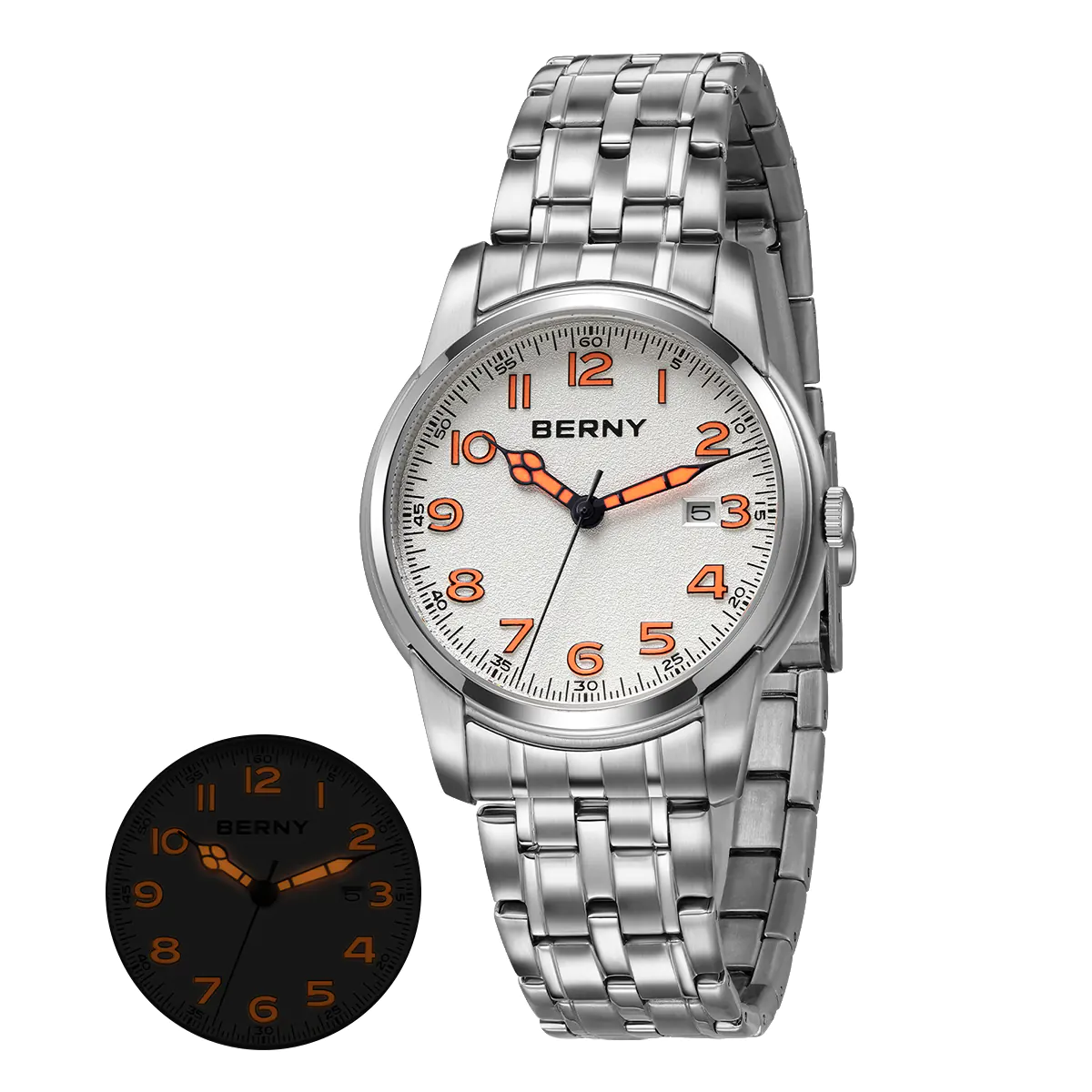 BERNY-Men Quartz Dress Watch-2640VM - Image 2