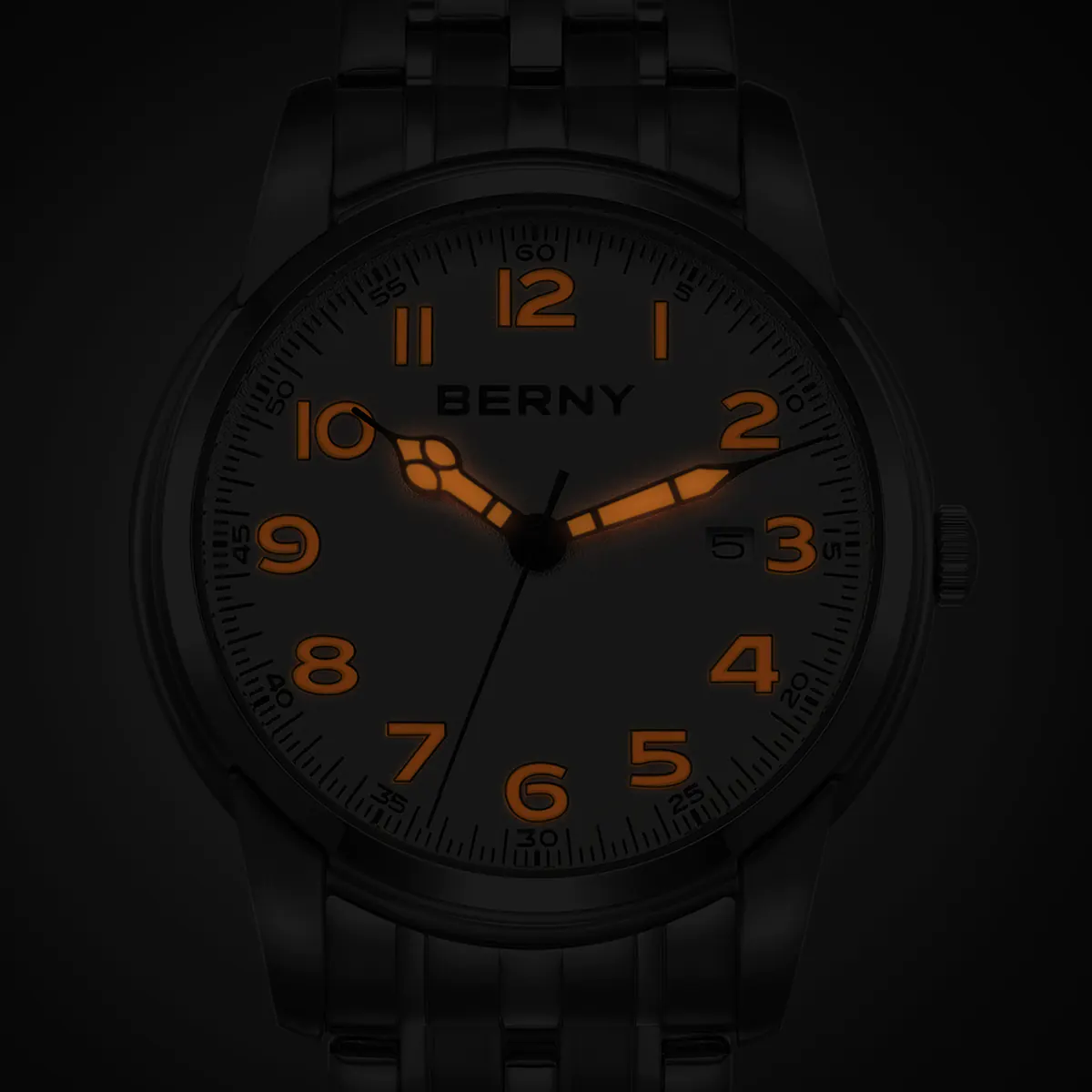 BERNY-Men Quartz Dress Watch-2640VM - Image 8