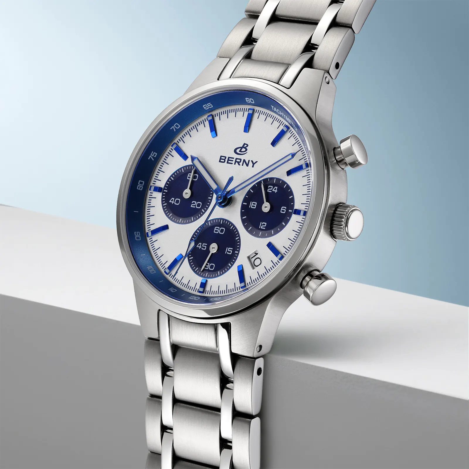 BERNY-Men Quartz Dress Watch-2825M - Image 7
