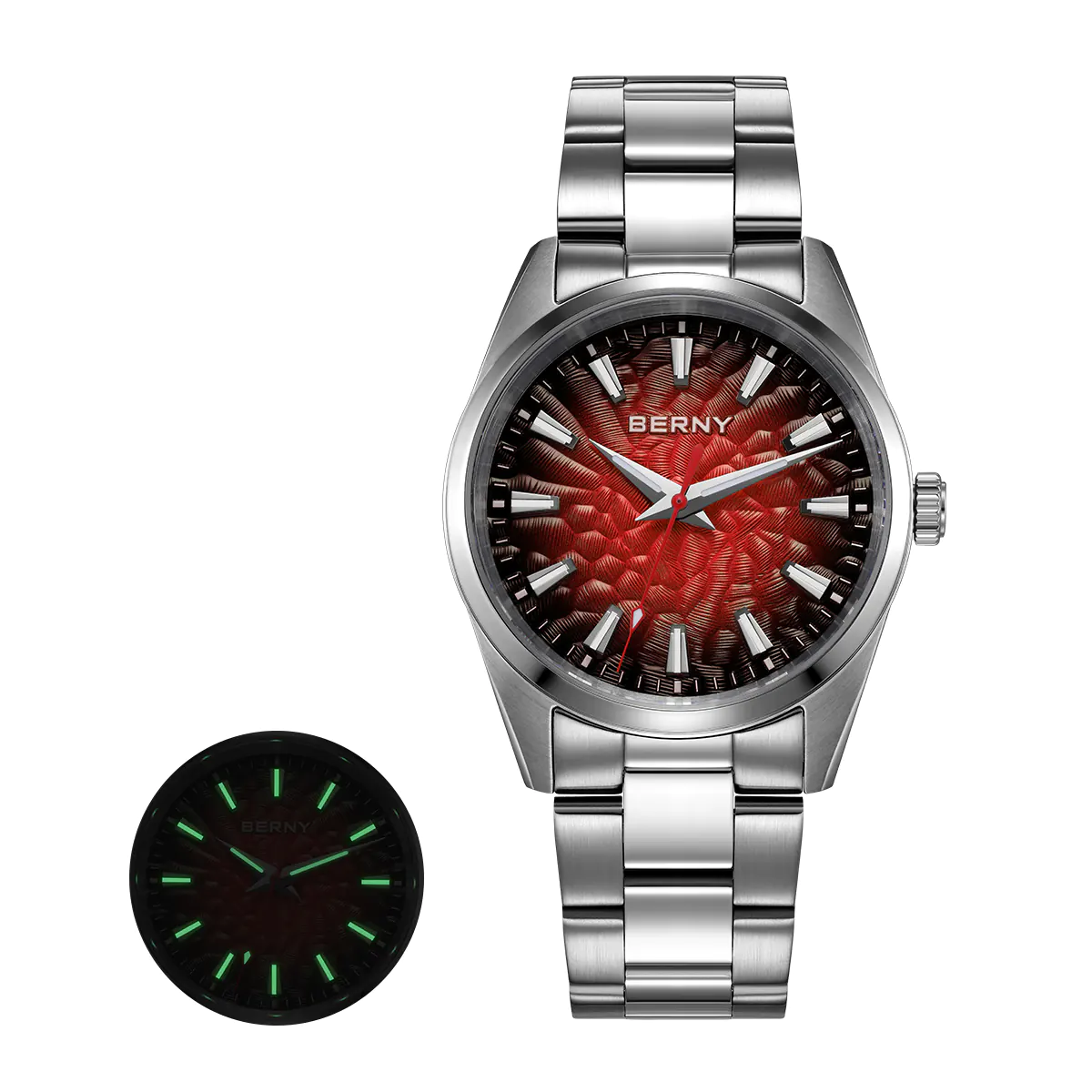 BERNY-Men Quartz Dress Watch-2954M - Image 13