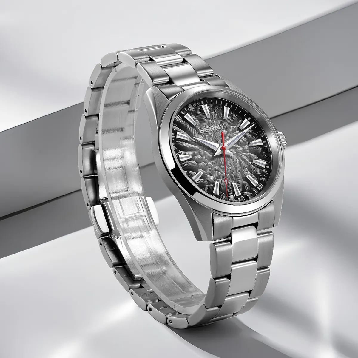 BERNY-Men Quartz Dress Watch-2954M - Image 5