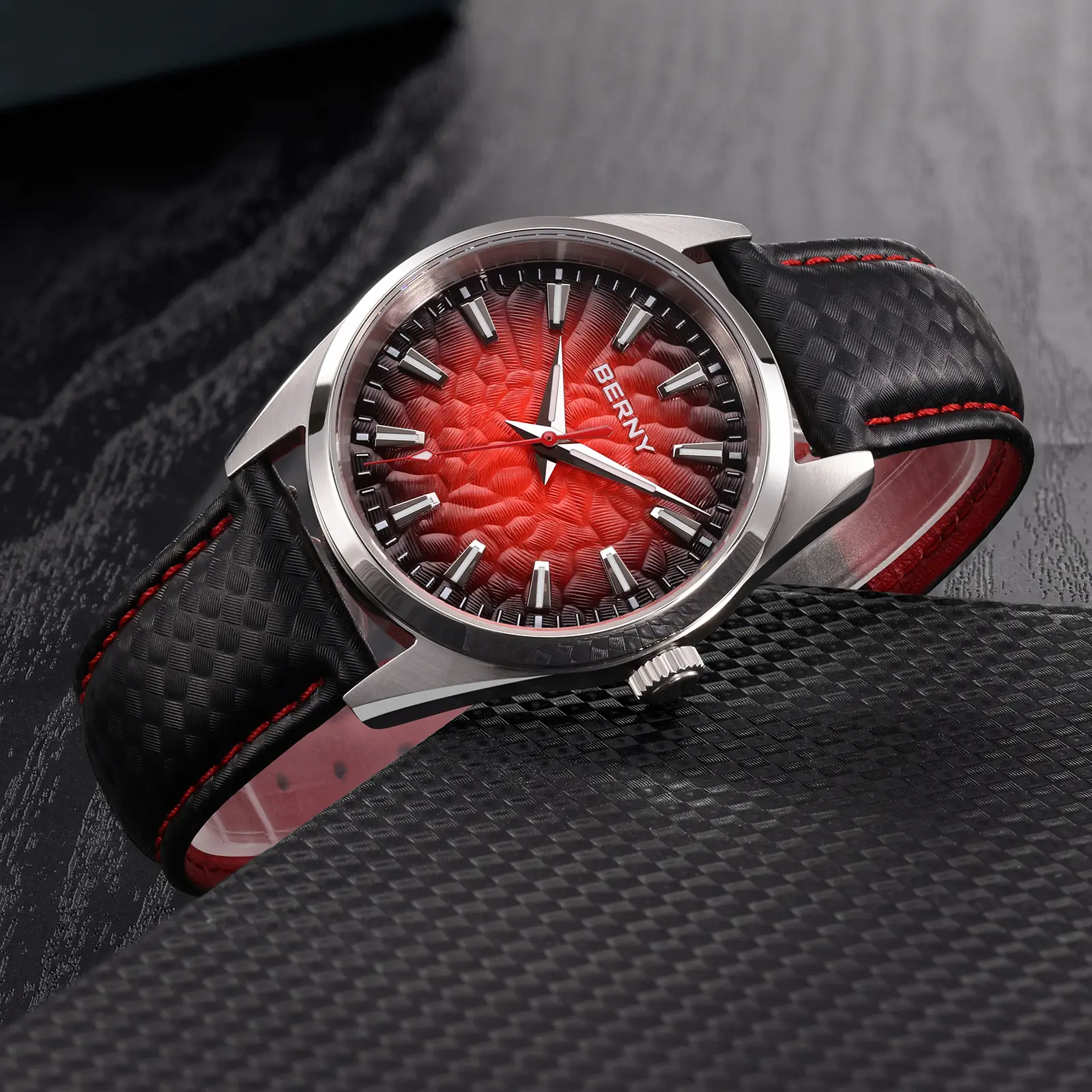 BERNY-Men Quartz Dress Watch-2954MP - Image 8