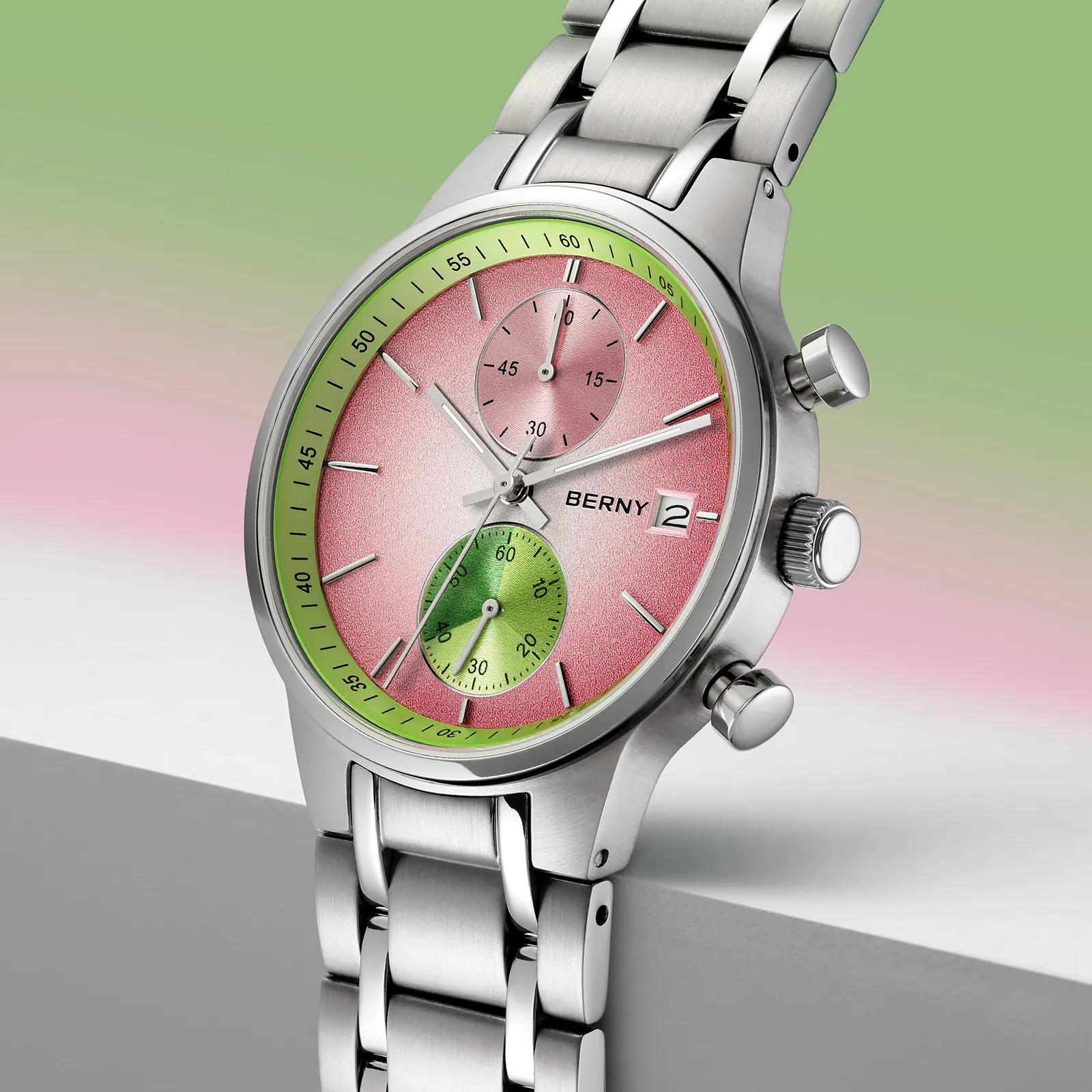 BERNY-Men Quartz Fashion Watch-2285VM - Image 2