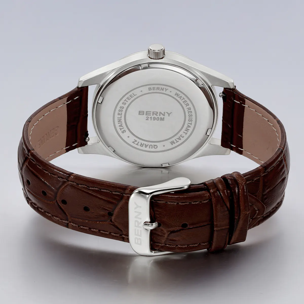 BERNY-Men Quartz Moonphase Watch-2190M - Image 3