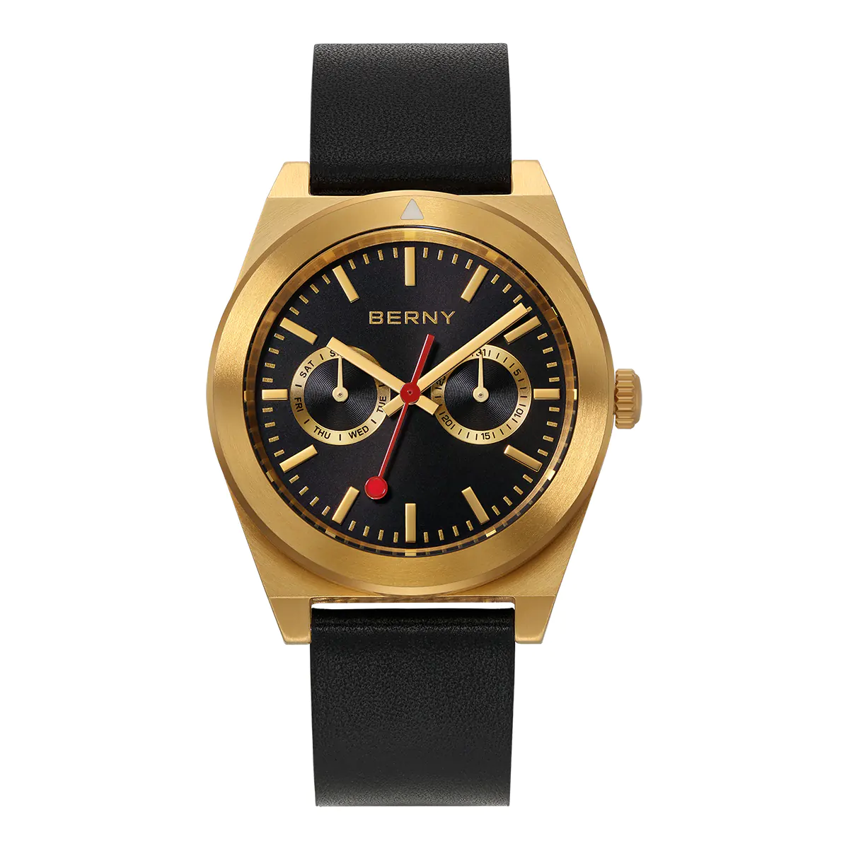 BERNY-Men Quartz Railway Watch-2935M