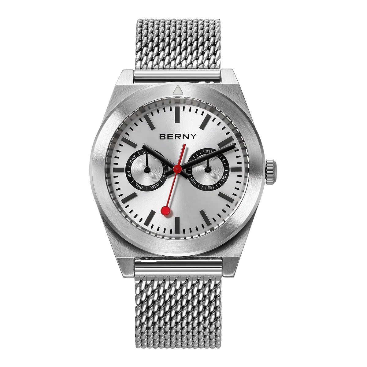 BERNY-Men Quartz Railway Watch-2935MS
