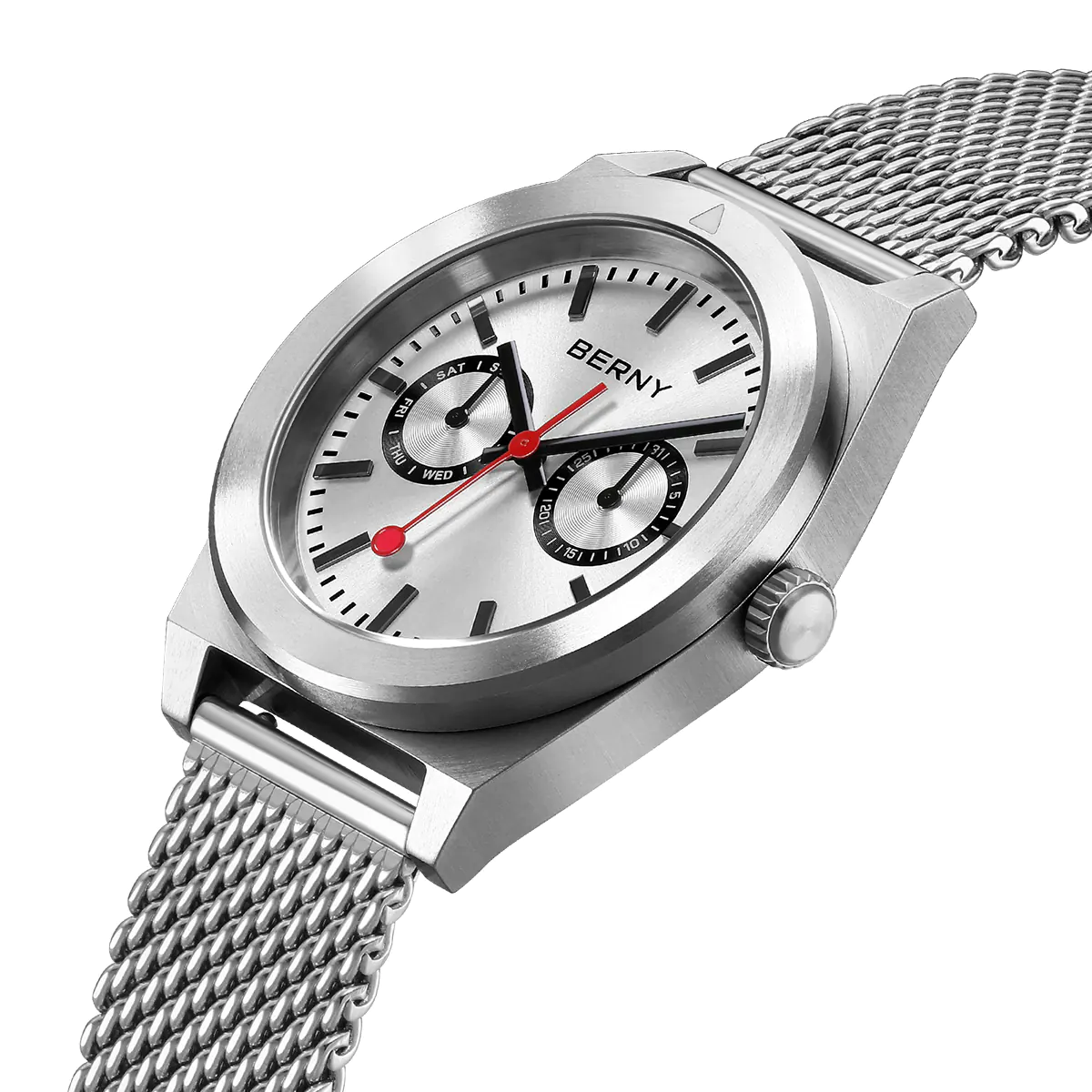 BERNY-Men Quartz Railway Watch-2935MS - Image 2