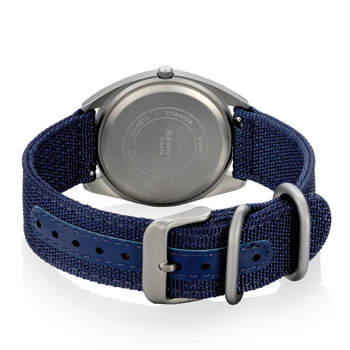 BERNY-Men Quartz Titanium Dress Watch-T2567M - Image 5