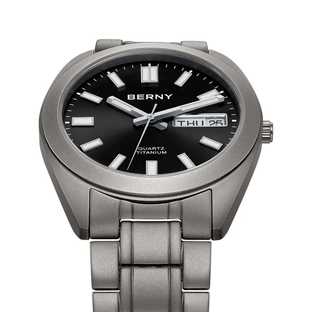 BERNY-Men Quartz Titanium Dress Watch-T2567MS - Image 3