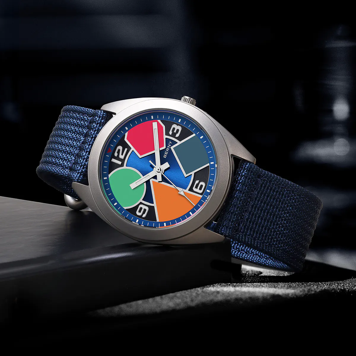 BERNY-Men Quartz Titanium Dress Watch-T2570M - Image 6