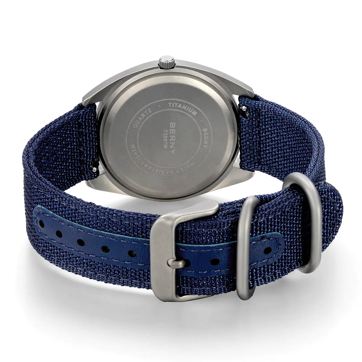 BERNY-Men Quartz Titanium Dress Watch-T2597M - Image 4