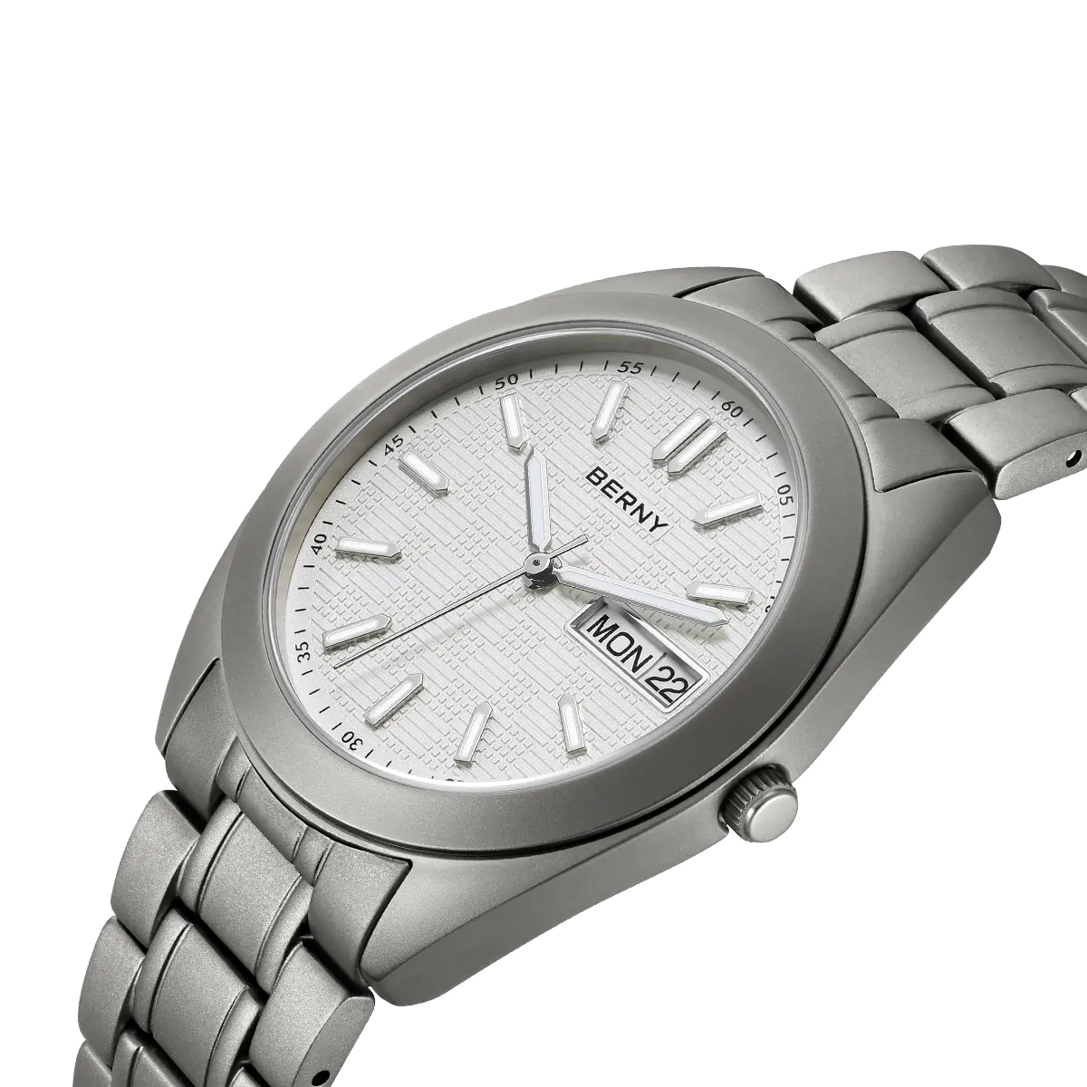 BERNY-Men Quartz Titanium Dress Watch-T2597MS - Image 2