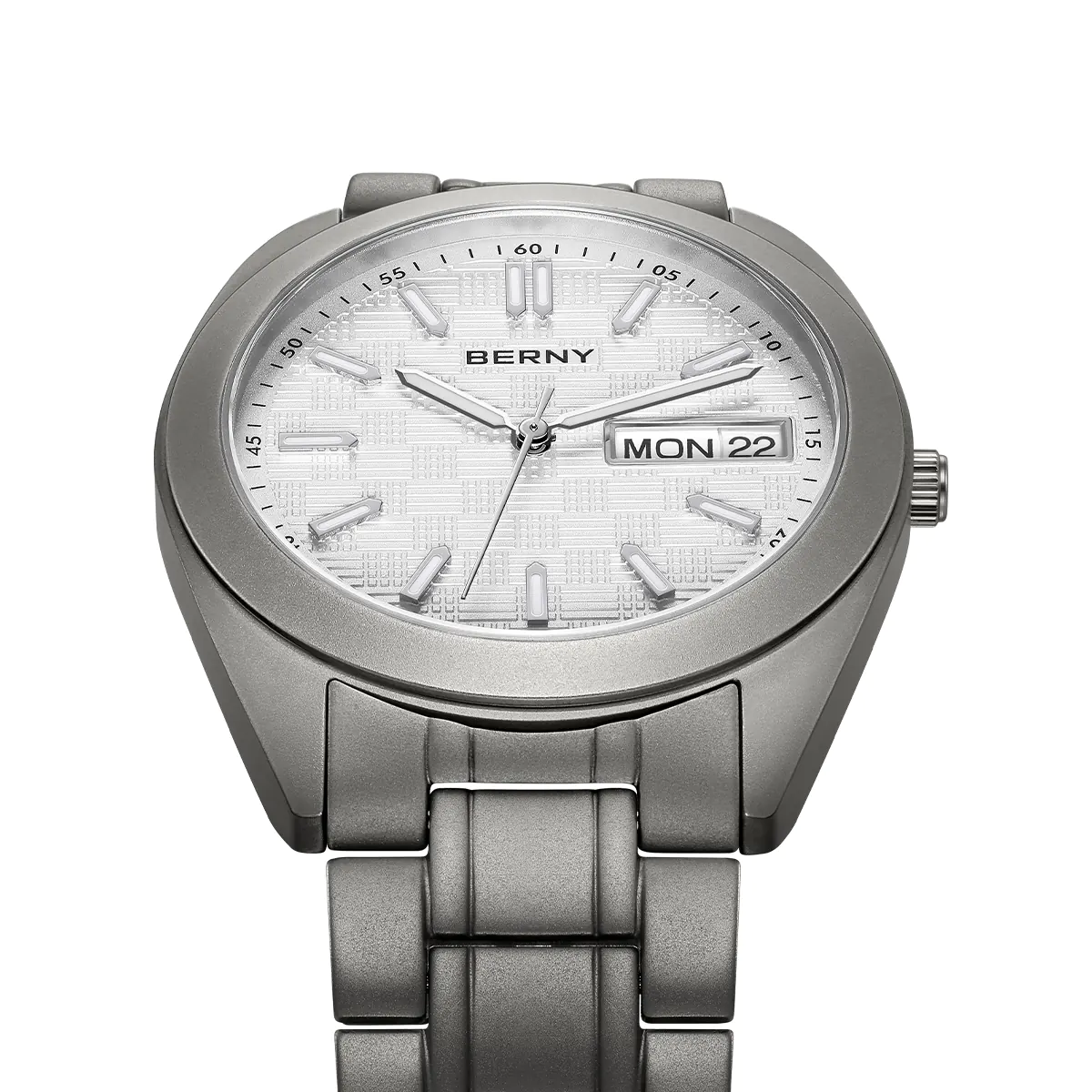 BERNY-Men Quartz Titanium Dress Watch-T2597MS - Image 3