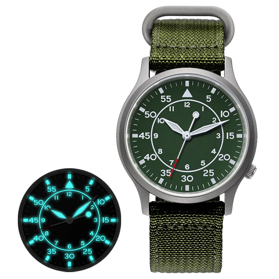 BERNY-Men Quartz Titanium Field Watch-T2566M - Image 7
