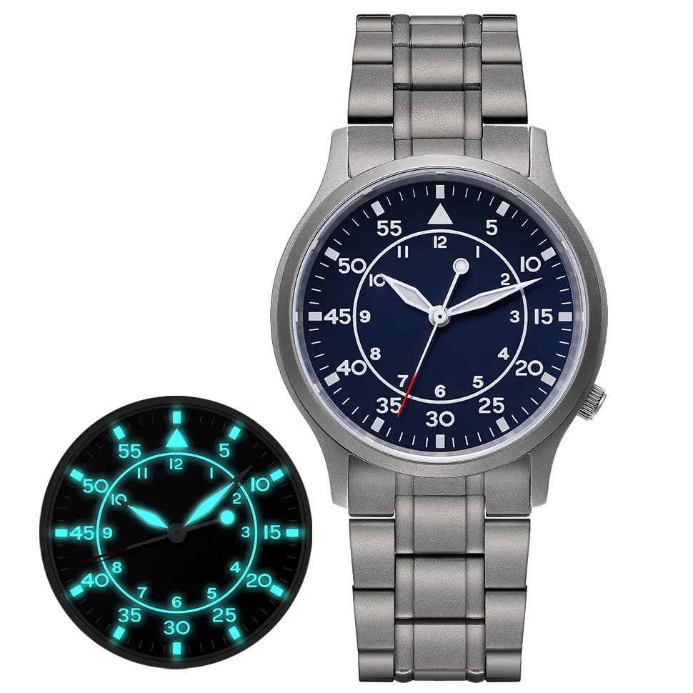 BERNY-Men Quartz Titanium Field Watch-T2566MS - Image 8