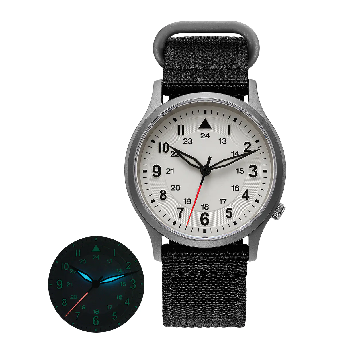 BERNY-Men Quartz Titanium Field Watch-T2596M - Image 13